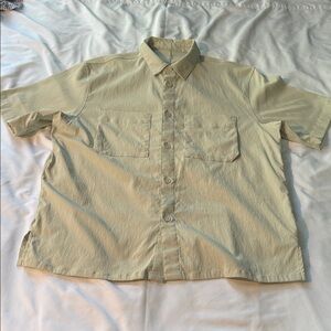 lululemon athletica Men's Light Tan Button Down Shirt